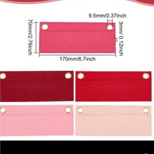 Bundle! ONE Wool felt Rectangular insert WITH RAINBOW CHAIN 47.24”